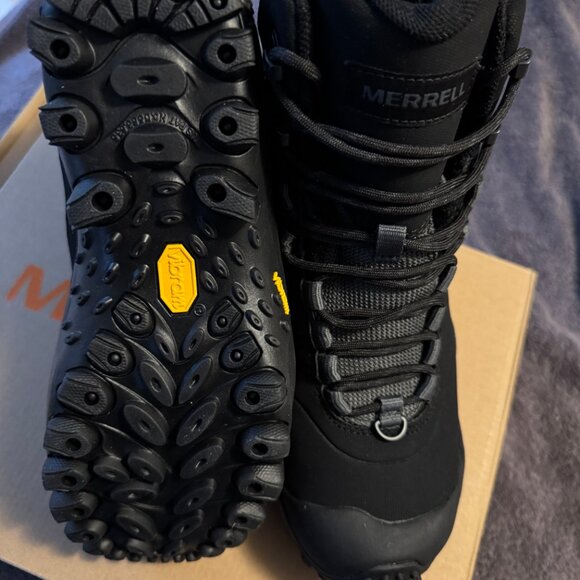 Merrell Women's Chameleon 8 Thermo Tall Hiking Winter Boots, black, size 7.5 - Picture 3 of 4